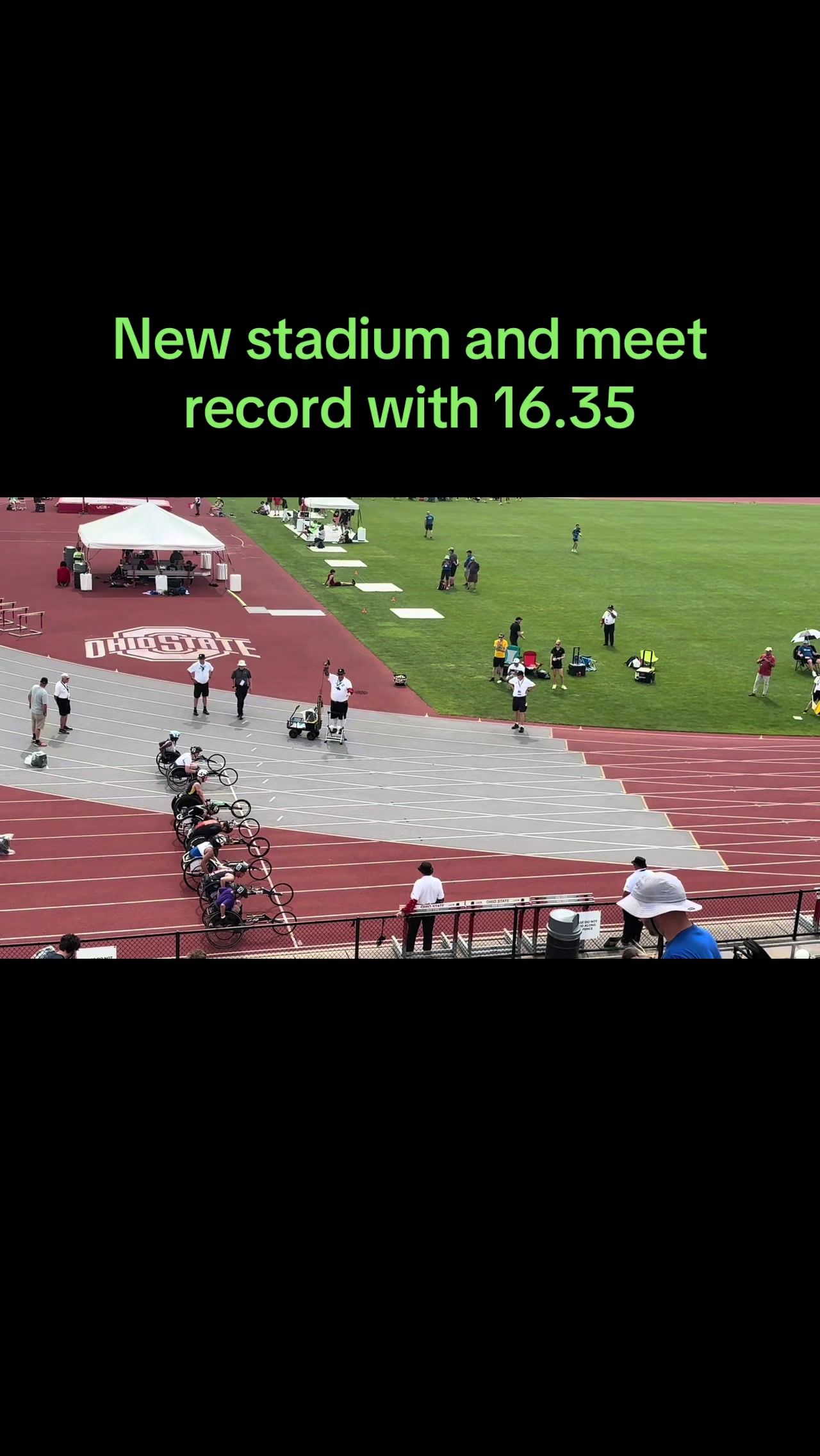 While no new state record but I already had it 🤭 I got a new stadium and meet record and went a perfect 12 for 12 my...