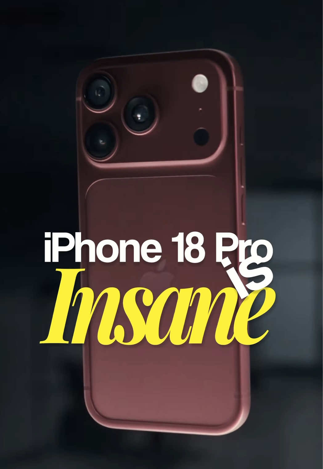 The new iPhone 18 Pro insane! #iphone18 #iphone #newiphone #appleevent