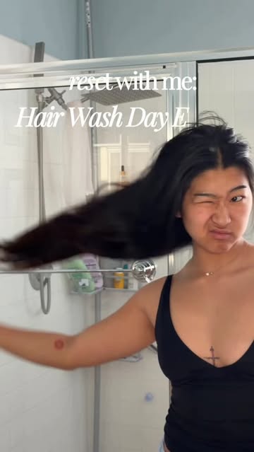 Does anyone else get jumpscared by the hair they shed after the shower😭😭 @lilyeve_global has been killing it with s...