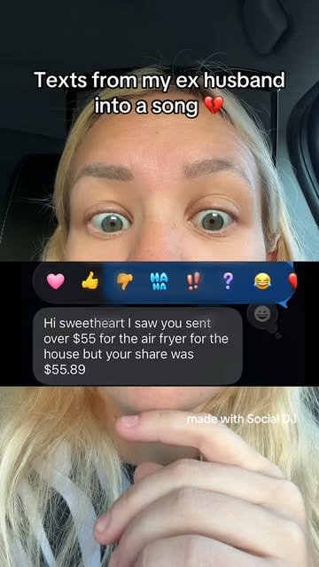 seriously…I’m so glad I left his cheapness..I couldn’t handle this anymore. #textintosong #husband #cheap #exhusband...