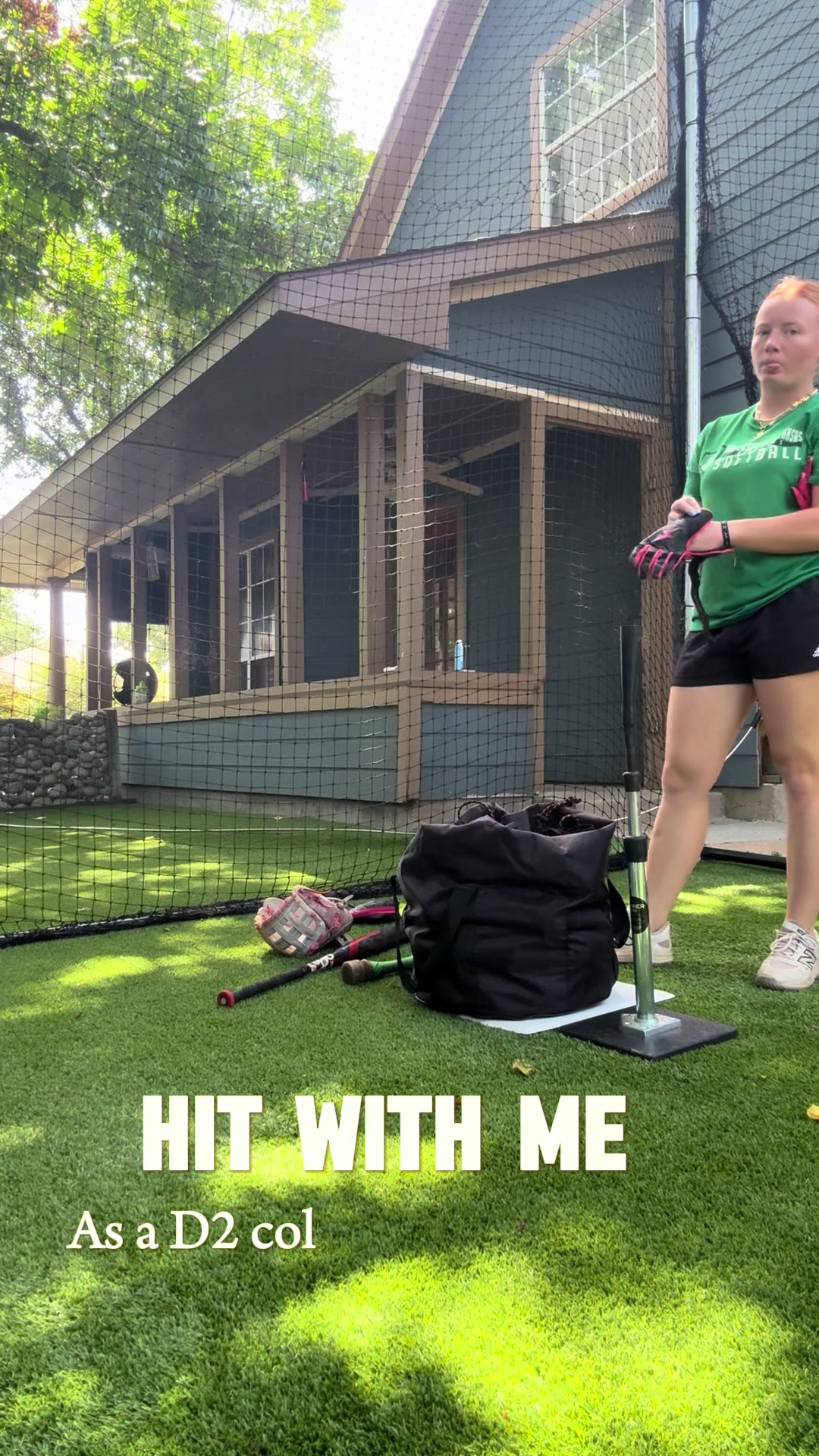 Hit with me lmk if you have questions #softball #hittingdrills #collegesoftball #fypシ #d2