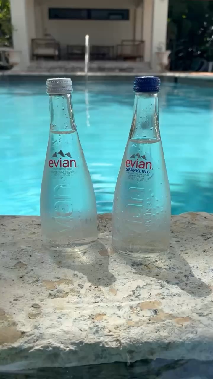 Poolside Refreshment | Evian Product UGC