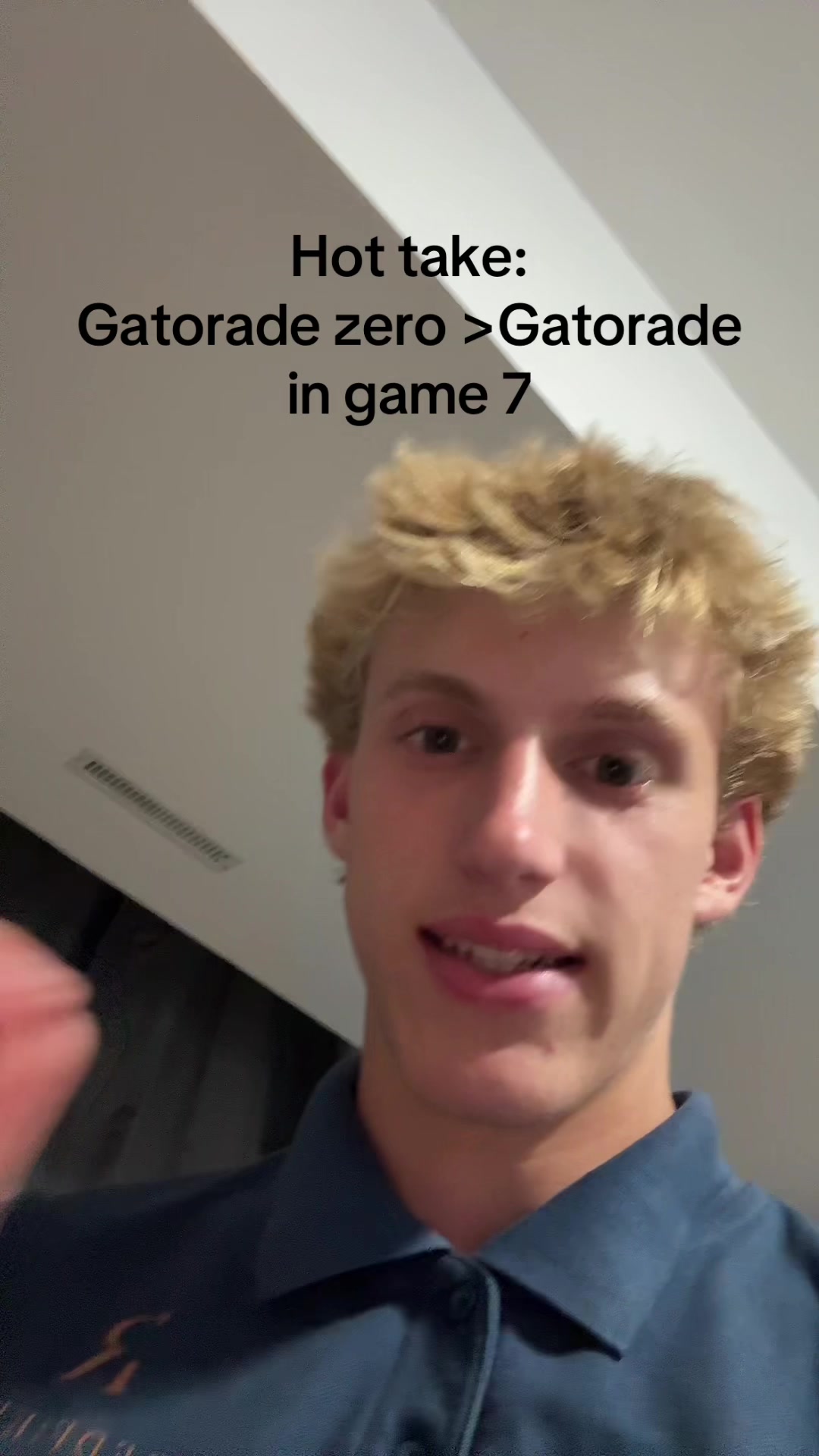 Hot take forsure #cornball #game7 #gatorade #gatoradezero #tiktok
