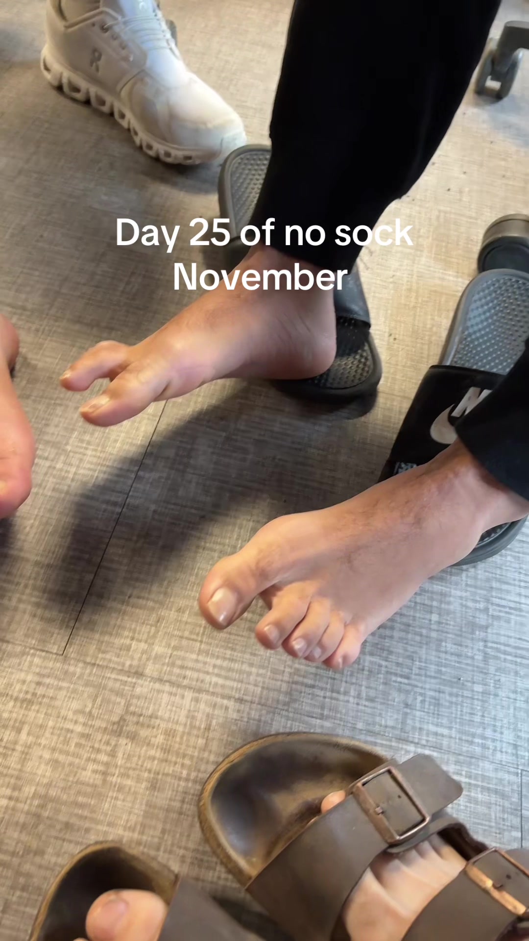 #november #nosocks @Noah Schaefer @Antonio @Mason Ganrud @bflaaen4