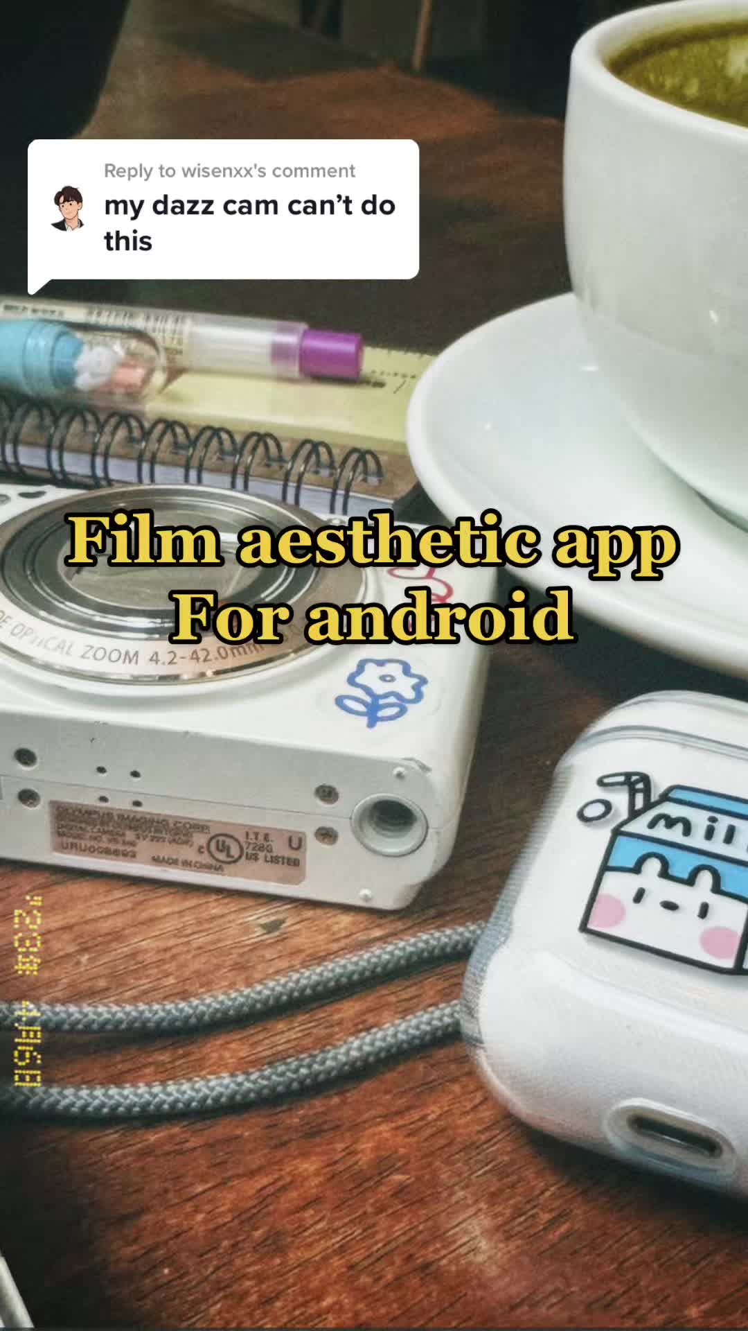 Replying to @wisenxx A lot of people has been asking for android version of Dazz Cam, so I thought I should give some...