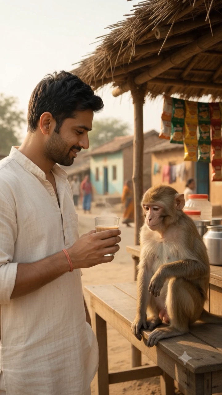 बंदर aur इंसान