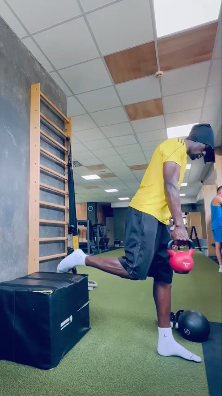 Gym training for a brand