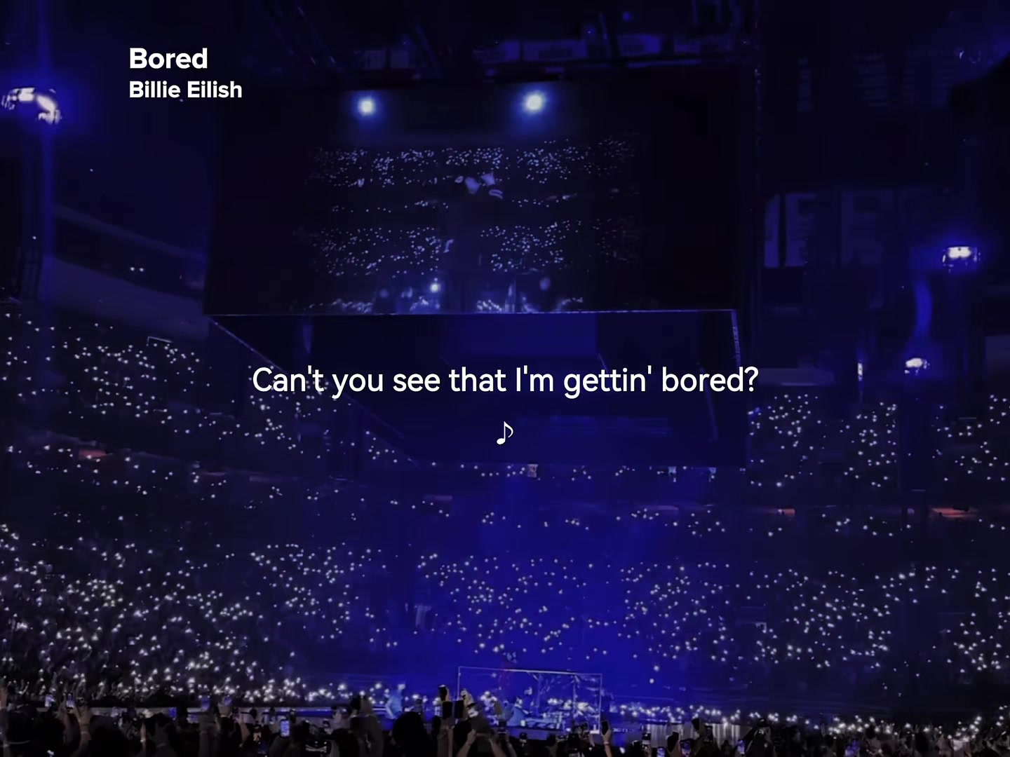 #bored #billieeilish #lyrics #billieeilishconcert