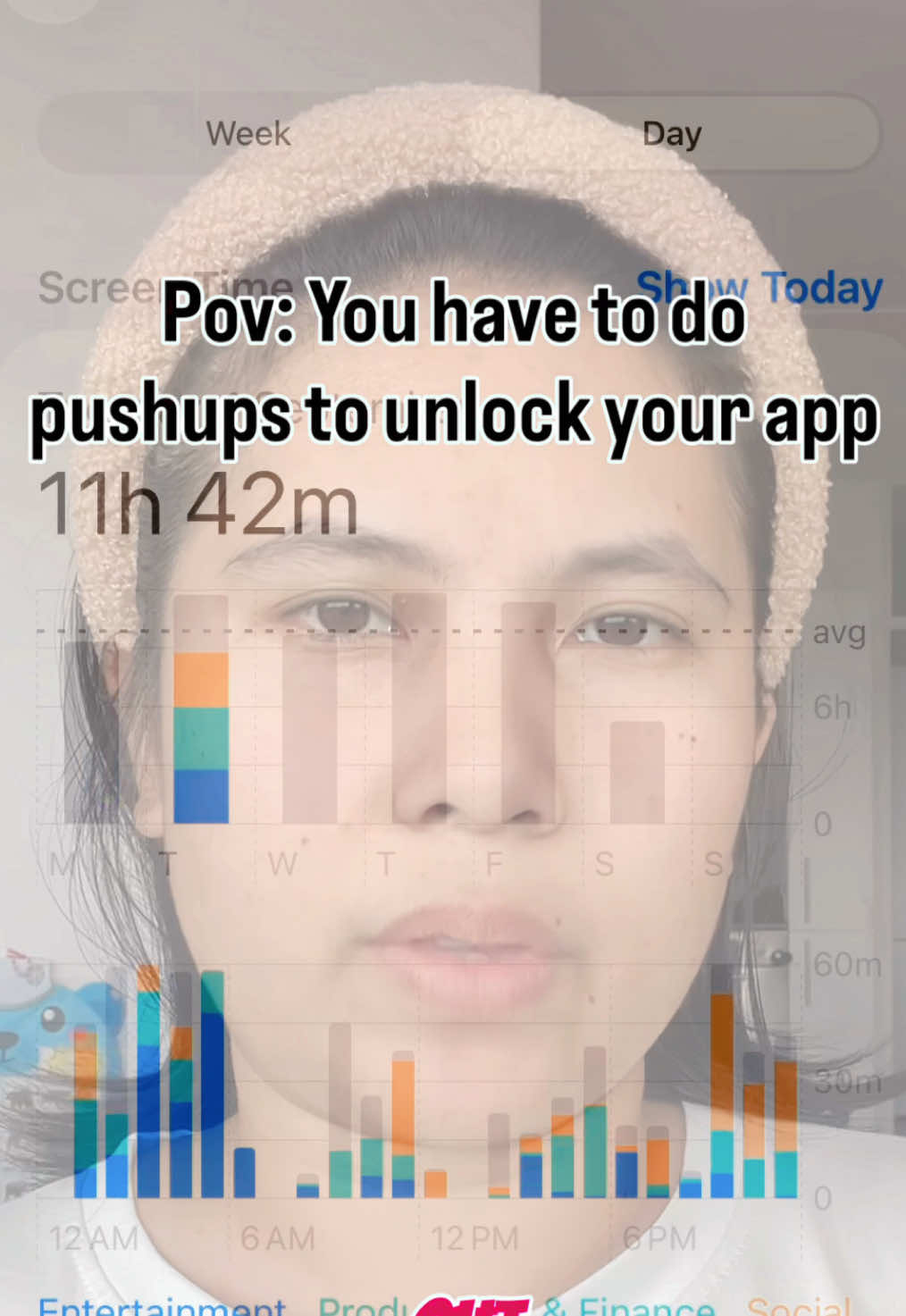 ใครคิดว่าติดโซเชียลมากเกินน ลองchallenge ตัวเองดู5555 @ScrollToll Screen-Time Gym #applock #ติดโซเชียล #pushuptounloc...