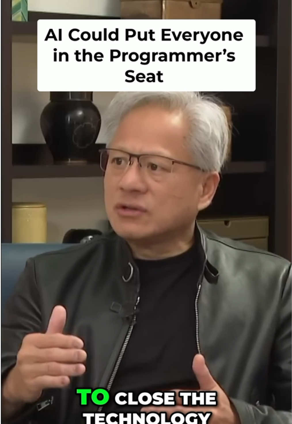 He said WHAT? Jensen Huang says AI will put EVERYONE in the programmer's seat 👀 Is he right or is this the layoff ex...