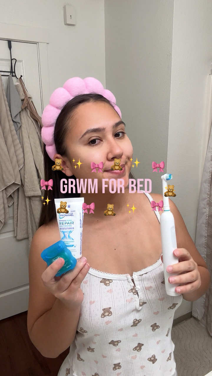mini grwm for bed 🧸🎀✨ @Good Molecules #grwmforbed #minivlog #smallcontentcreators #skincareroutine #nightroutine