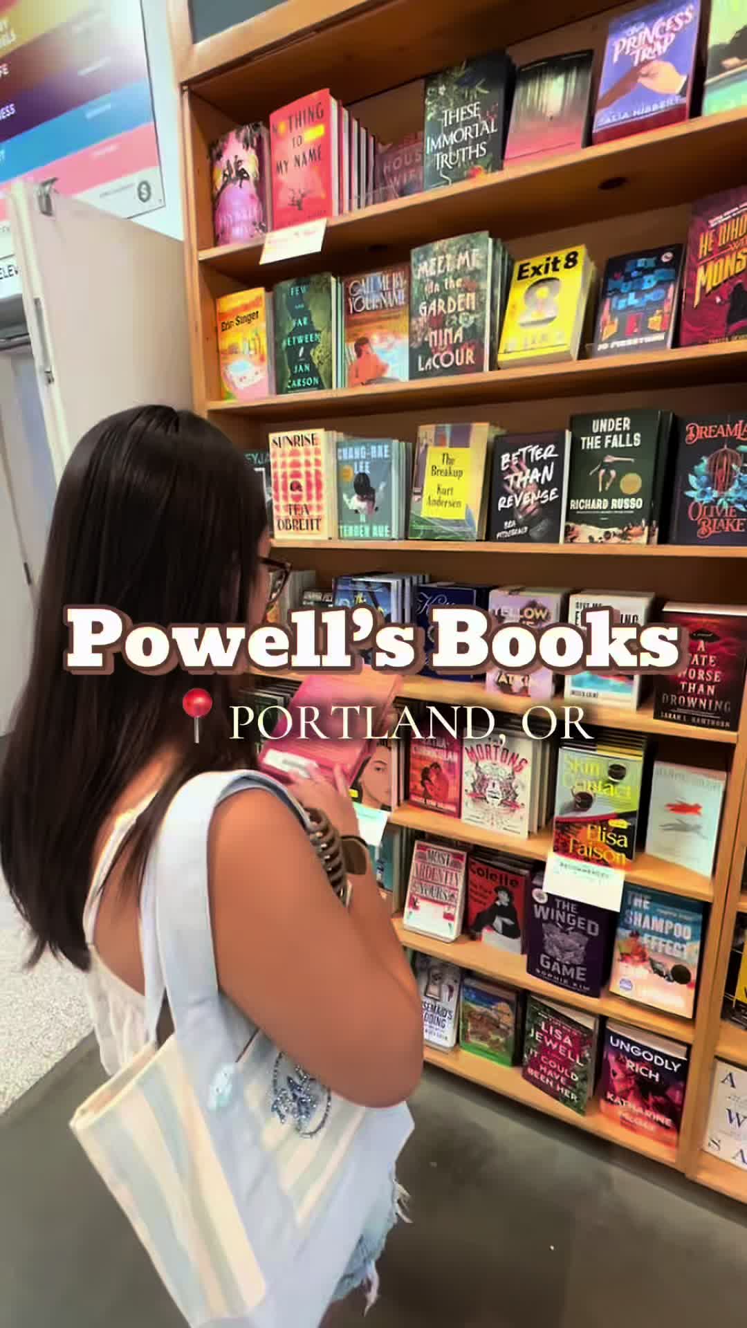 Come check out Powell’s Books with me! 🤓📚✨ (I love that they have a #booktok section) #portland #powellsbookstore #...