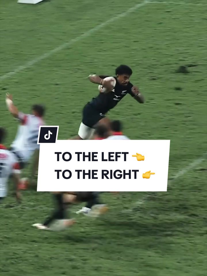 To the left, to the right 🕺🔥 #allblacks #rugby #step #edit #sportstiktok