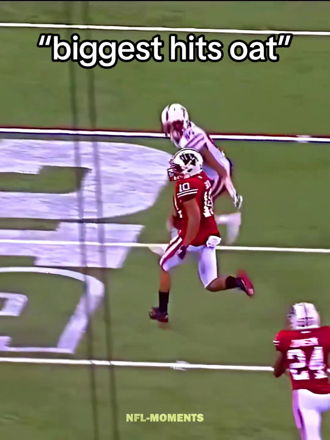 Biggest Hits😭#nflmoments #nfl #football #sports