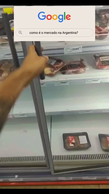 Explorando o mercado argentino! 🇦🇷💸 Hoje fiz umas comprinhas incríveis: 1 kg de batata frita, 1 kg de almôndegas e...