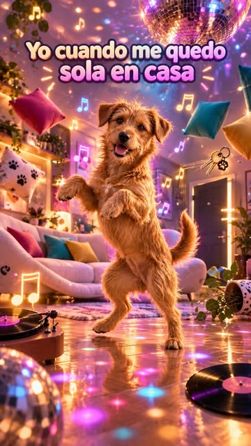 POV: sales por la puerta y empieza la fiesta. 🎶💃 Mándaselo a alguien que juraría que su perro duerme todo el día cu...
