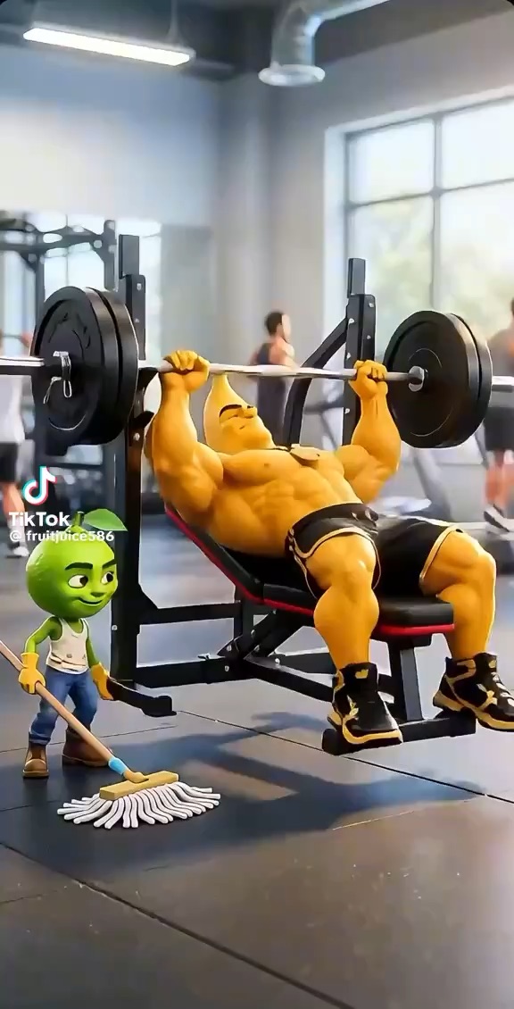 Mopboy vs strong man