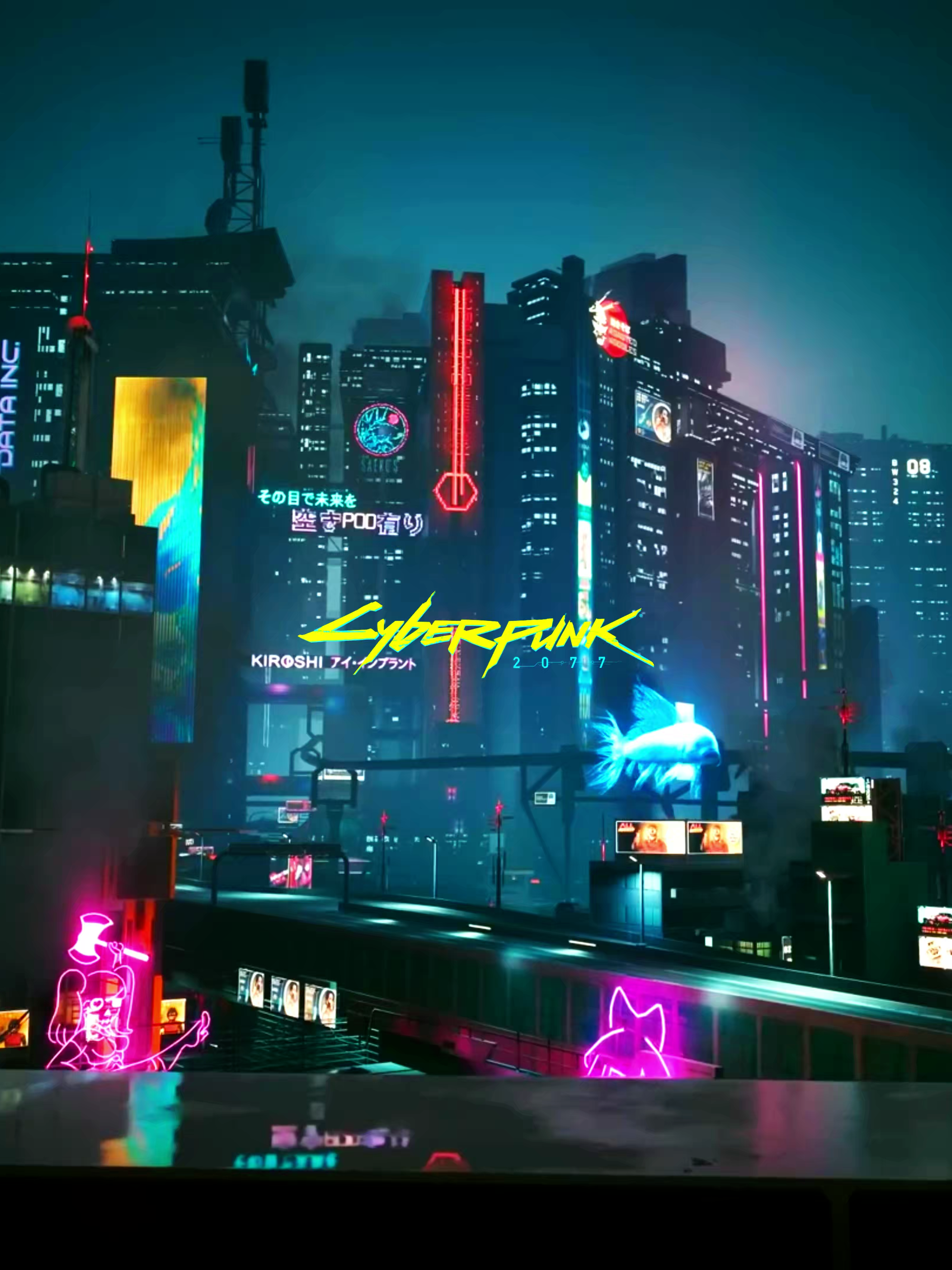 Cyberpunk 2077 #cyberpunk #cyberpunk2077 #future #nighttime #gaming #storygame #4k #viral #Foryou #cyborg