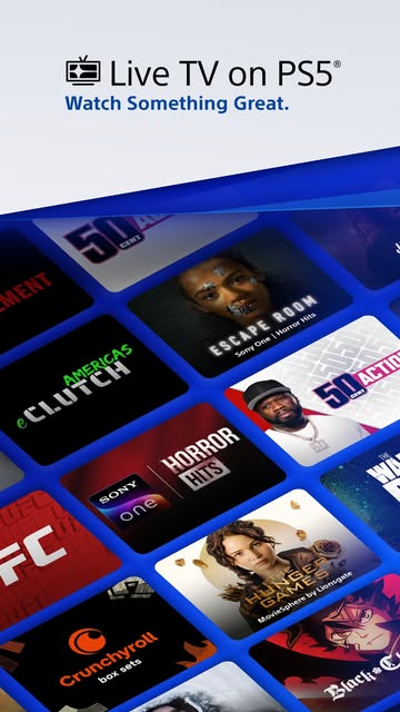 Looking for something great to watch? 📺 Live TV on PS5 launches today. Enjoy 100+ live channels with a growing selec...
