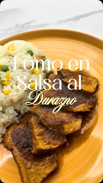 Una vez más subiendo contenido cocinando🙈❤️ Espero les guste así que dele like ❤️🫰🏻 Lomo de cerdo en salsa de dura...