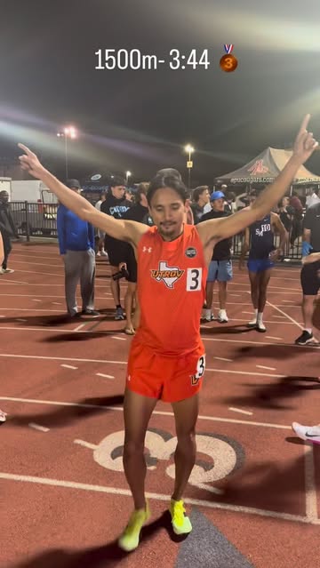 Season open 2026 1500- 3:44 PB . . . #athlete #bryanclayinvite #trackandfieldlife #runner