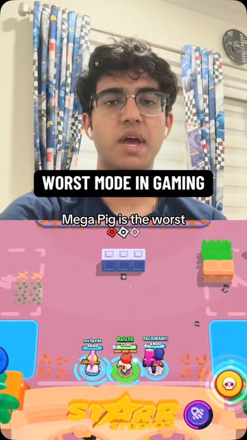 Mega pig pmo so much 😭😭😭 #brawl_stars