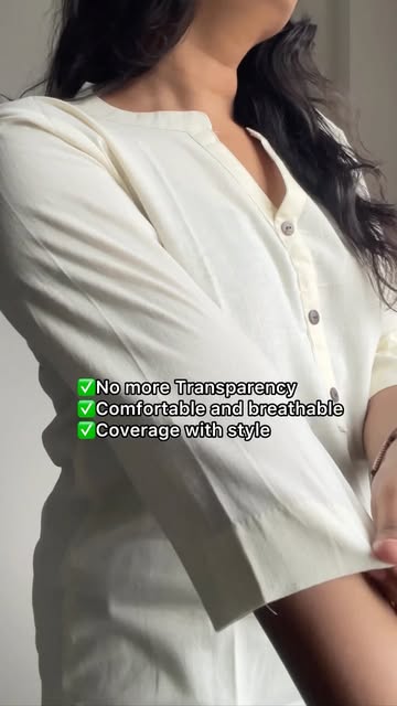 Worried about your kurta being too transparent? Say goodbye to discomfort and hello to **confidence** with Wagdo Fash...