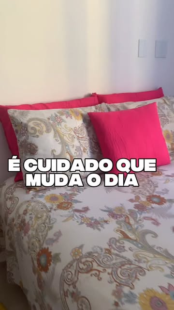 Não é só arrumar a cama… é começar o dia com carinho, leveza e autocuidado. 💖 Porque quando a gente cuida dos detalh...