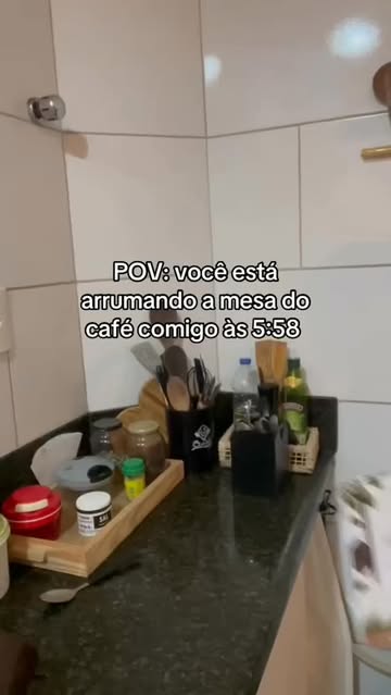 POV: você está arrumando a mesa do café comigo às 5:58 da manhã. Conteúdo real que vende #ugcdolar #ugc #ugccreator #...