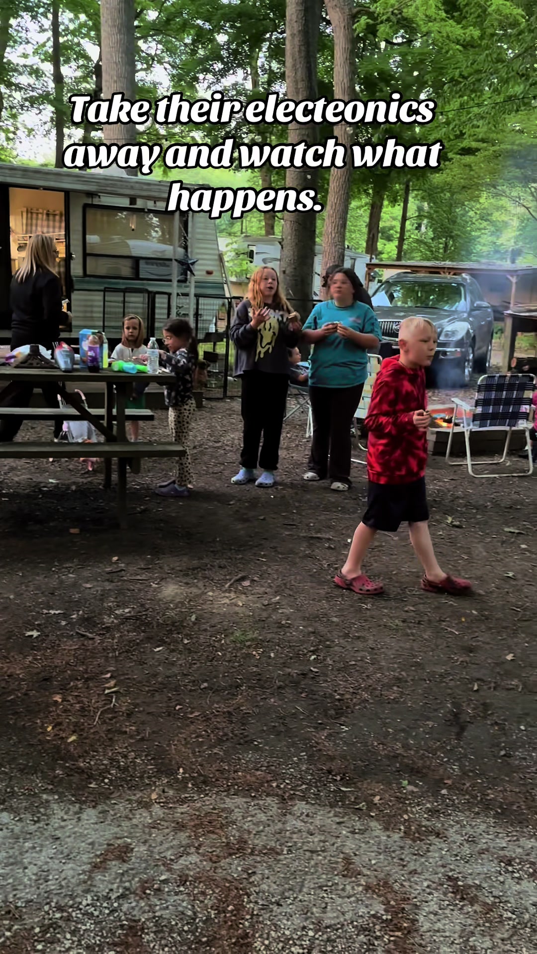 Campground life. Nothing beats the sound of kids laughing and playing outside! 🥰☀️ Let them run, explore, get a litt...
