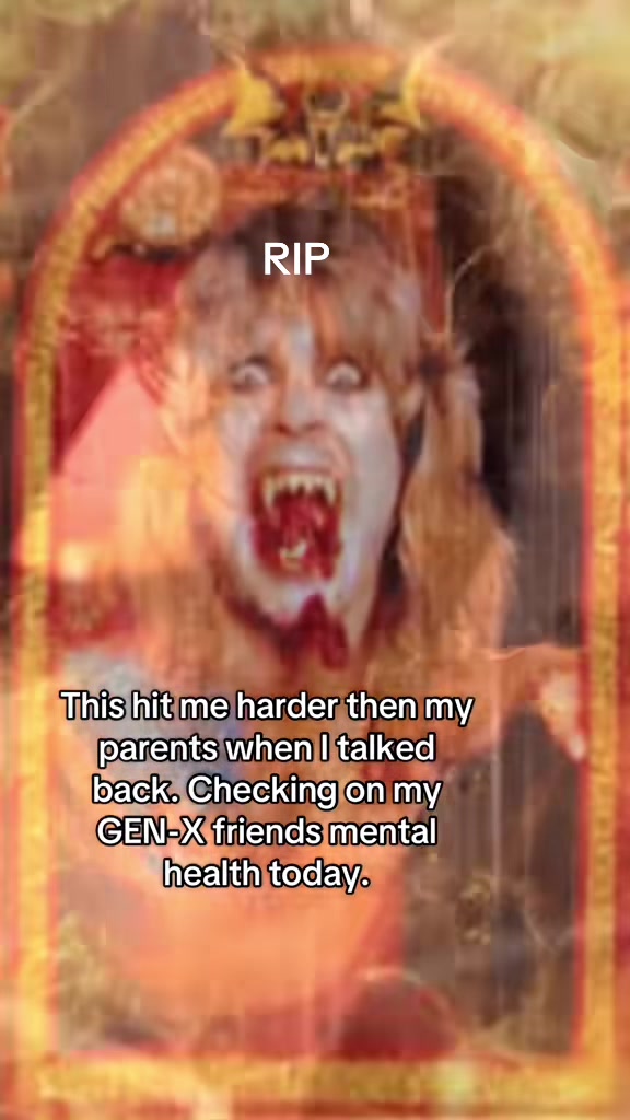 I’m devastated, RIP. #ozzyosbourne #ozzy #genx #mamaimcominghome #ozzyosbourneforever