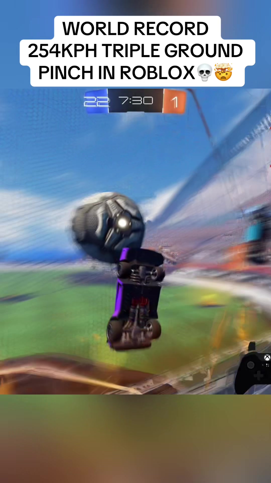 254KPH WORLD RECORD IN ROBLOX💀 GAME WAS TAKEN DOWN ORIGINALLY CALLED BLOX LEAGUE#nixusdragon #rocketleague #CityTast...