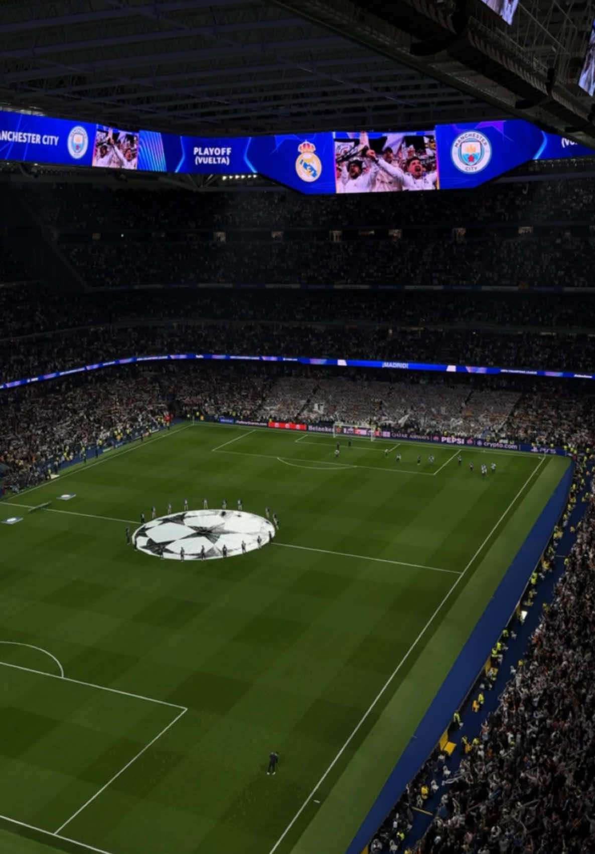 ‘Hala Madrid Y Nada Más’ anthem 😍 Real Madrid vs Man City #realmadridfc #halamadrid #santiagobernabeu #championsleague