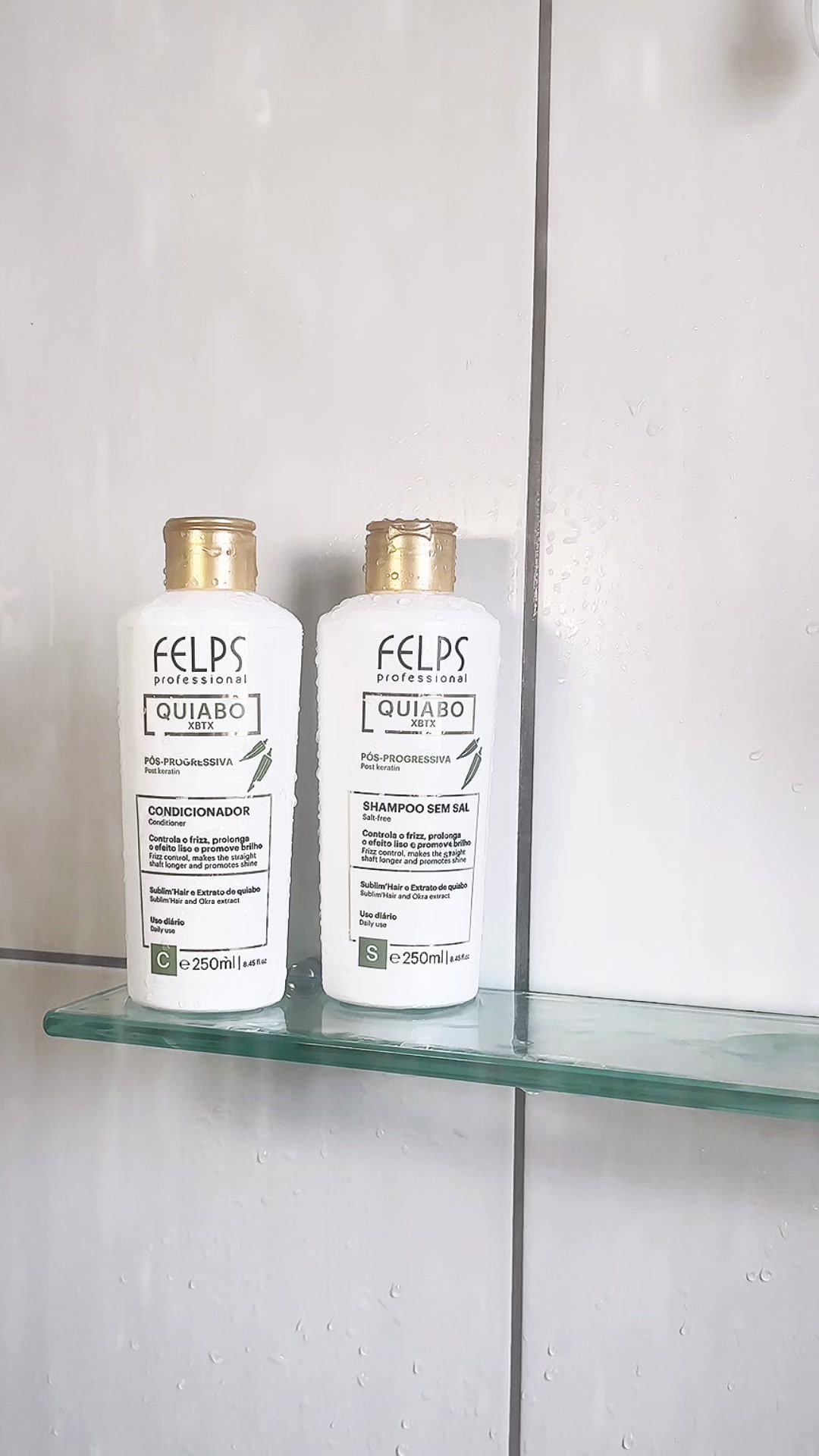 Essa dupla merece espaco na sua rotina! #kitcabelos #shampoo #cuidadoscabelos @Felps Pro