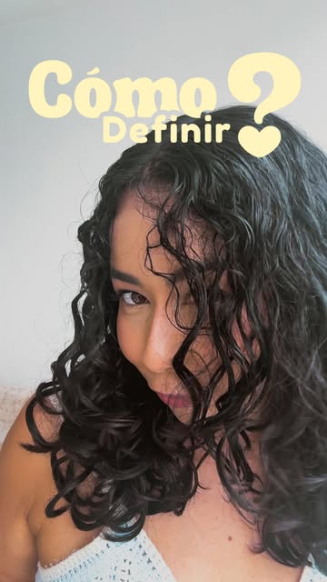 No sabía pero había una mejor forma de definir mis rizos #definiciónderizos #rizos #rutinaderizos