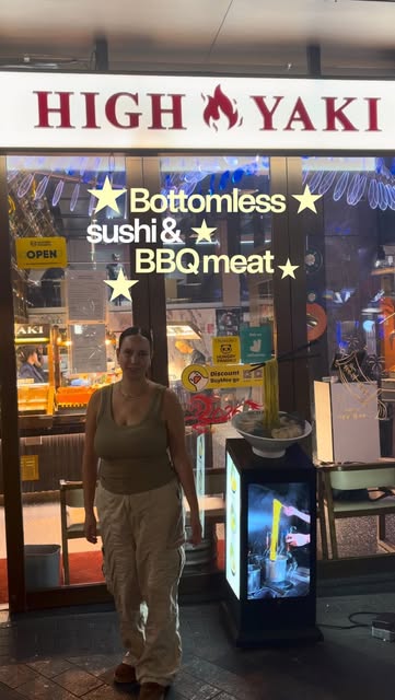 Can’t believe bottom Japanese food exists for this cheap in London 🤩 At lunchtime you can get bottomless sushi, BBQ...