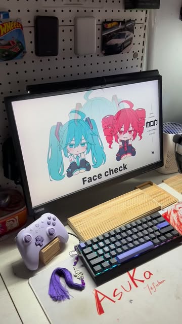 Miku🩵&Teto❤️ . . #mikuhatsune #teto #pc