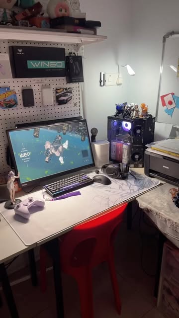 New Setup . . . . #fypシ゚viralシ #pc #nazuna #mousepad