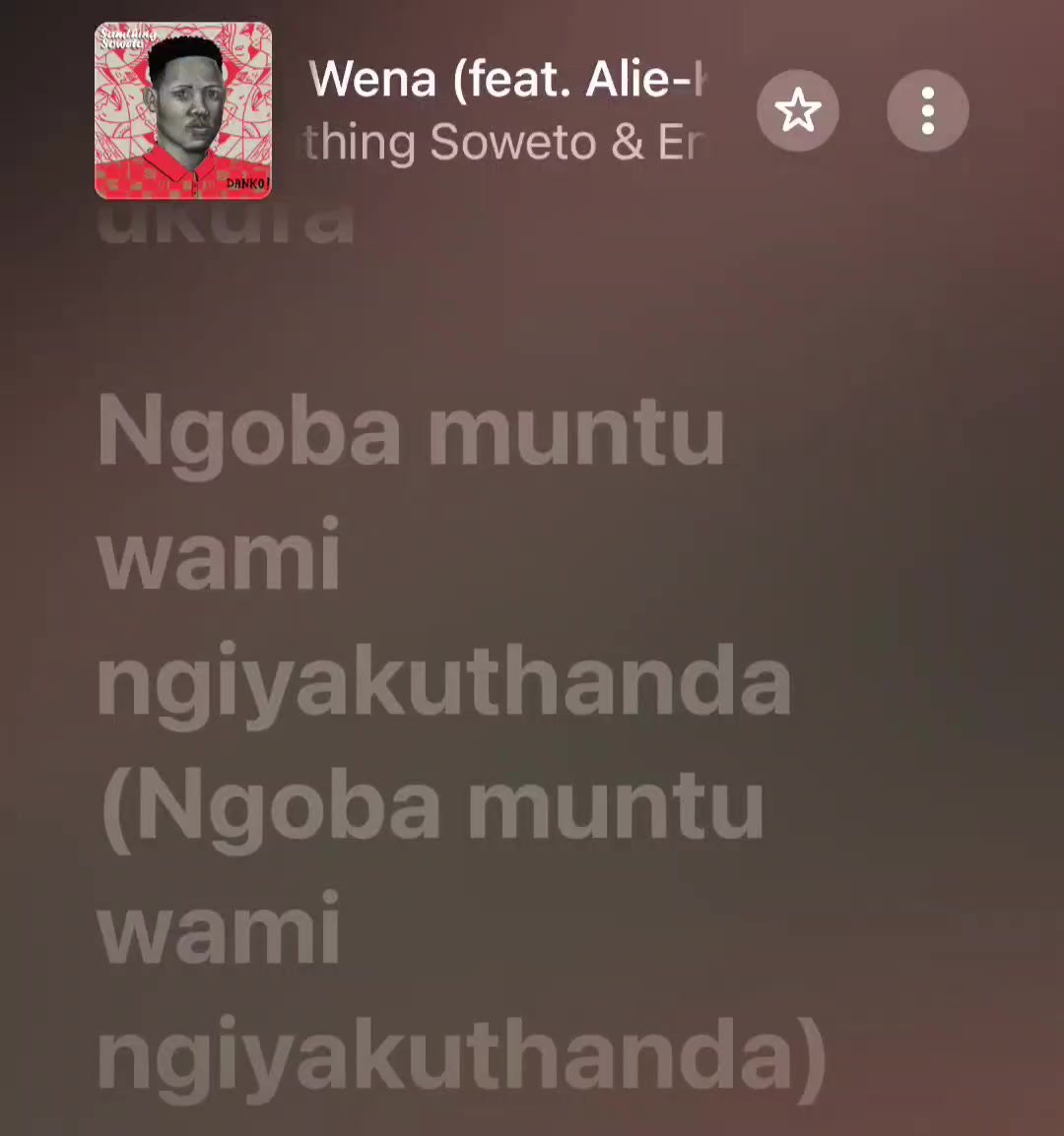 Hey Wena❤️ Samthing Soweto & Entity MusiQ feat.Alie-Keys❤️ .... #viral #Salyrics #sama28 #amapiano #tiktoksouthafrica