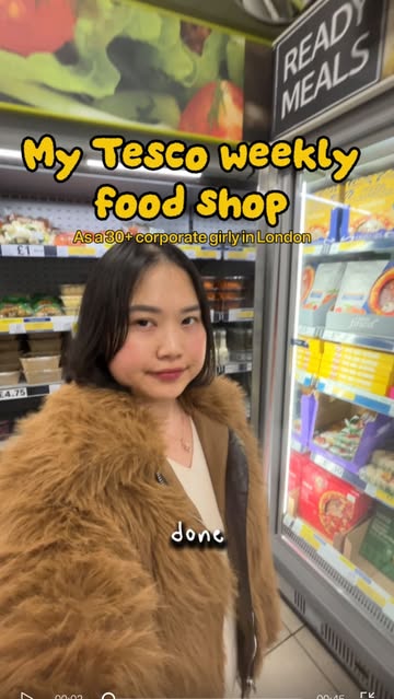Grocery weekly food shop for two in London - how much does it cost? 💸 @tesco Watch till the end to see the total 👀...