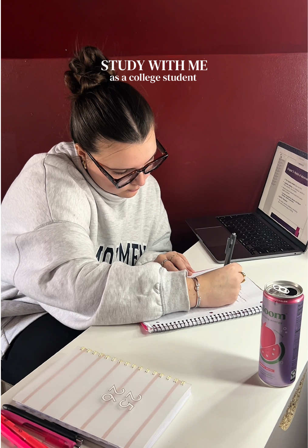 One last semester of study vlogs!!! #studywithme #studytok #college #asmr #asmrsounds