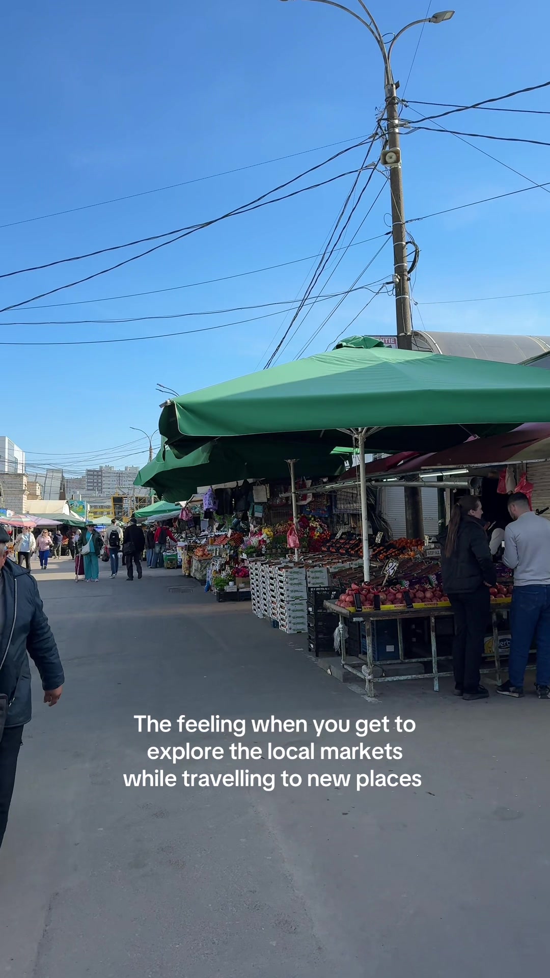 Love seeing thelocal culture and markets #fyp #goviral #moldova #chisinau #market