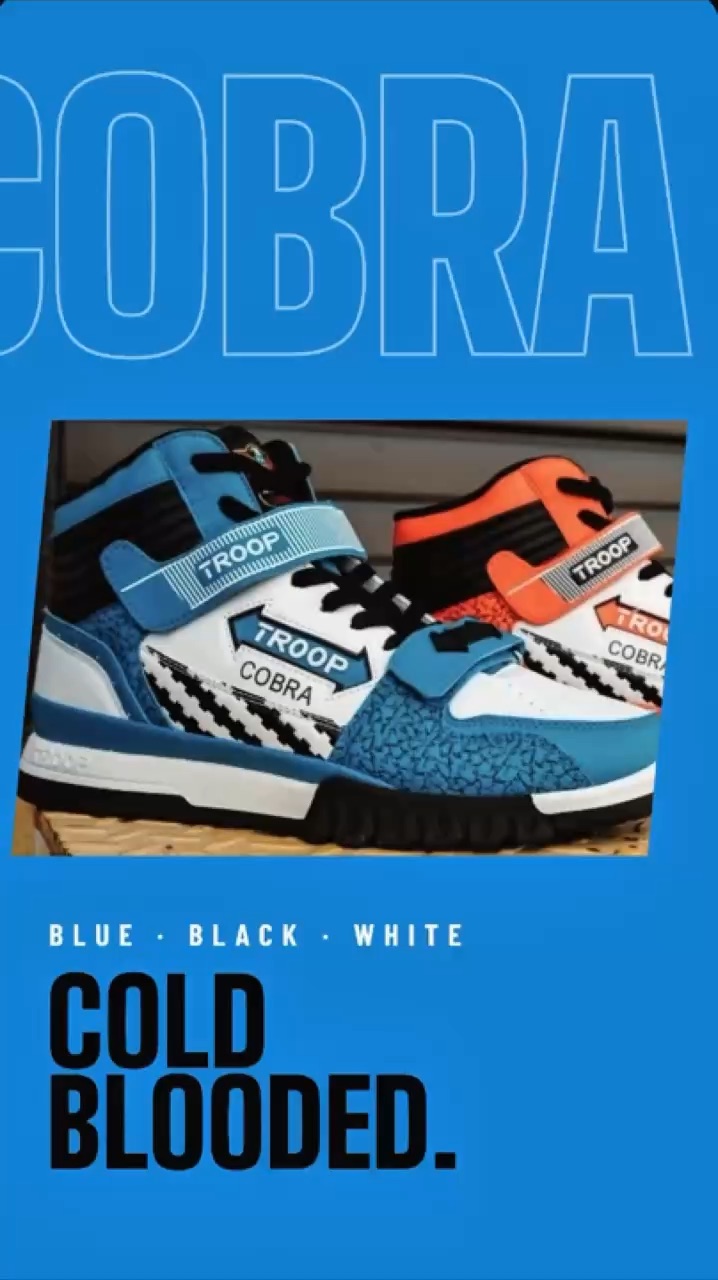 Sample Troop Sneaker Ad