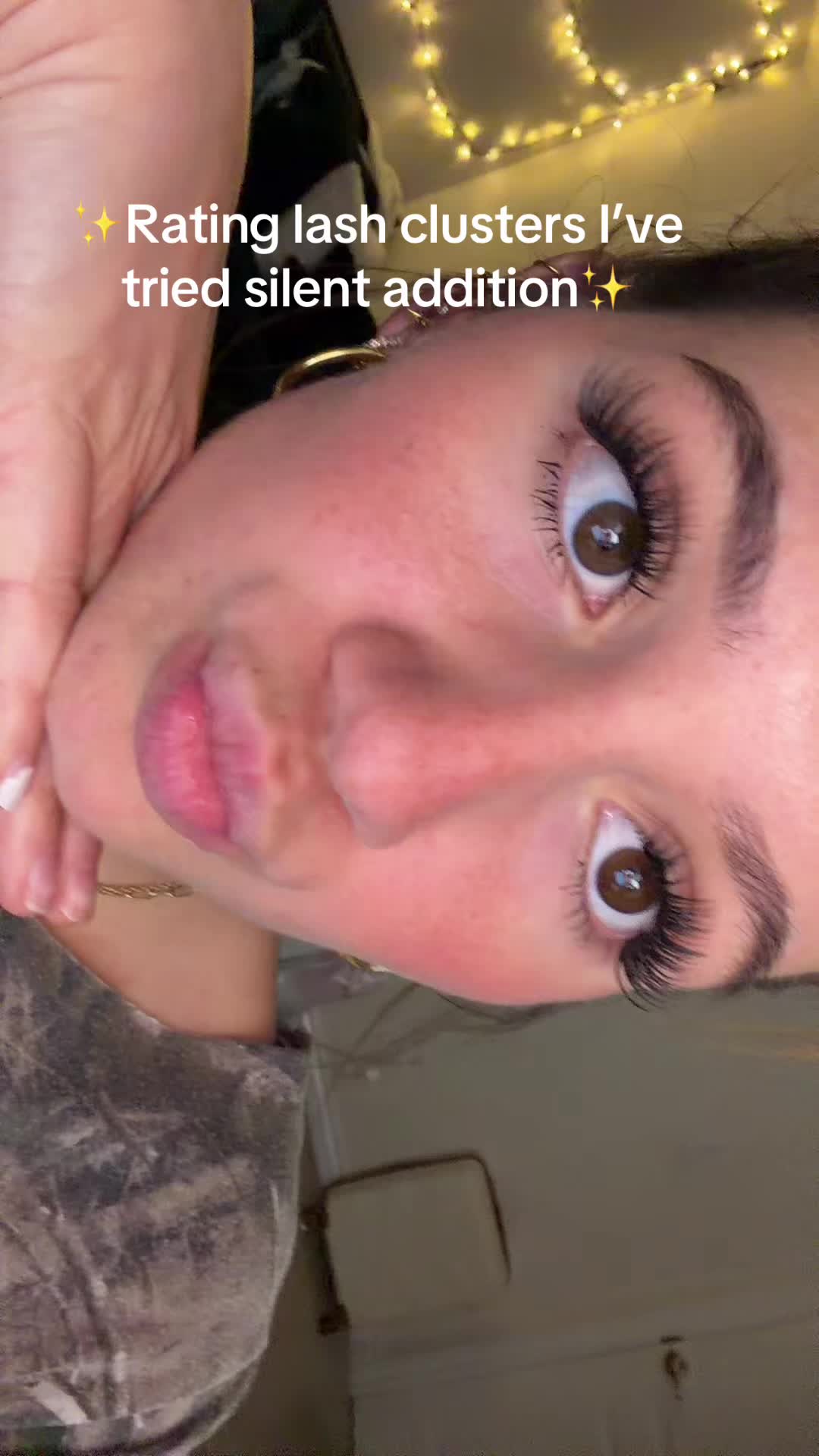 Rating lash clusters💅 (JS MY OPINION!) #lashes #rating #funny #viral
