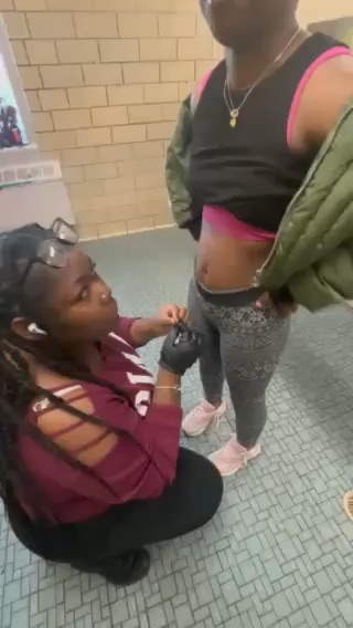 Me doing piercings for people and getting paid
