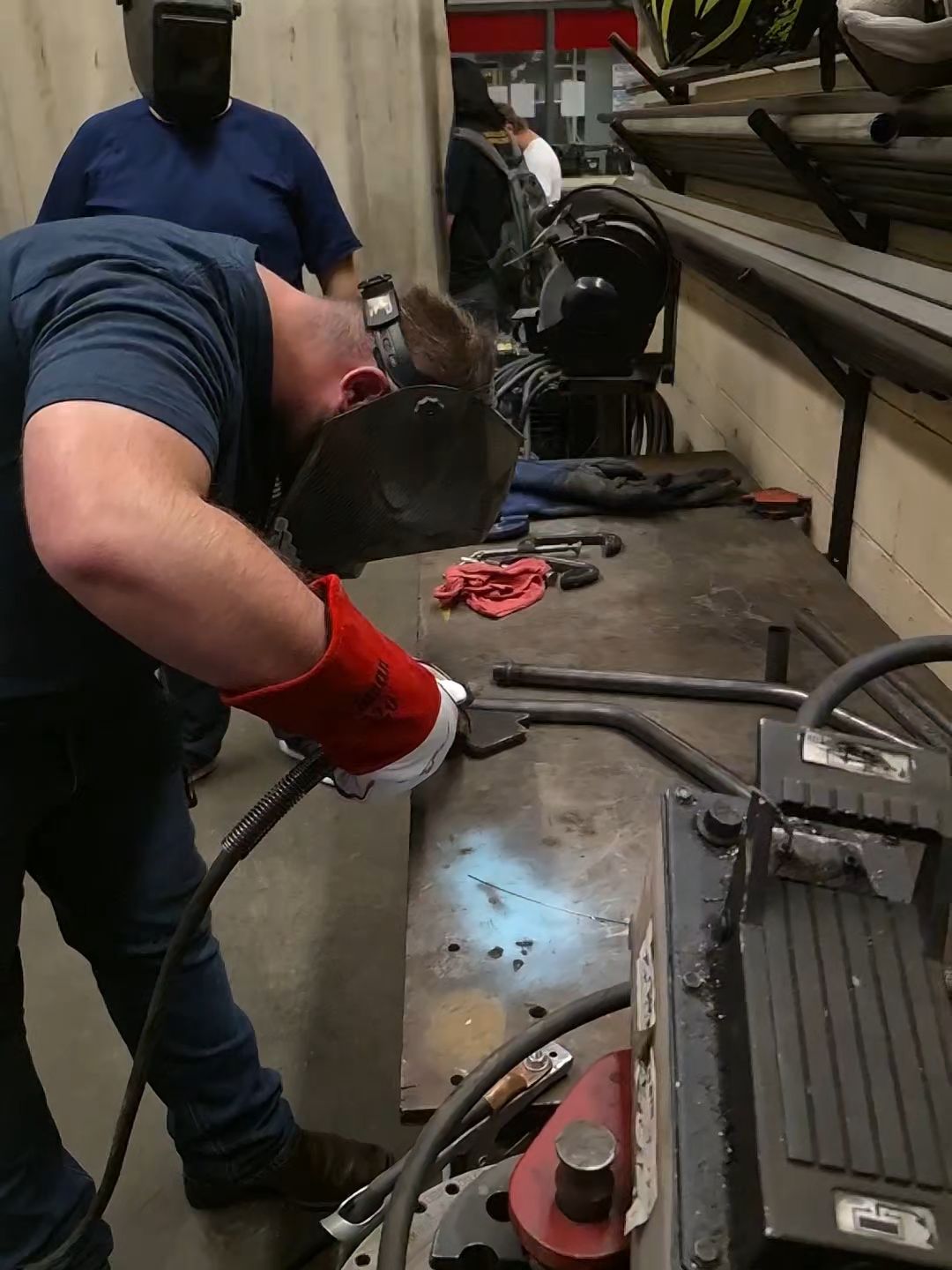 Welding practice