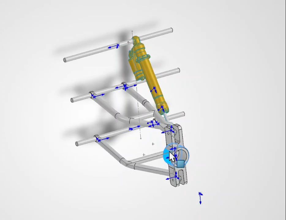 Front Suspension CAD design