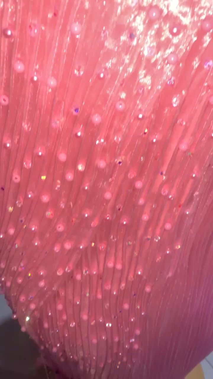 Pink spiral dress