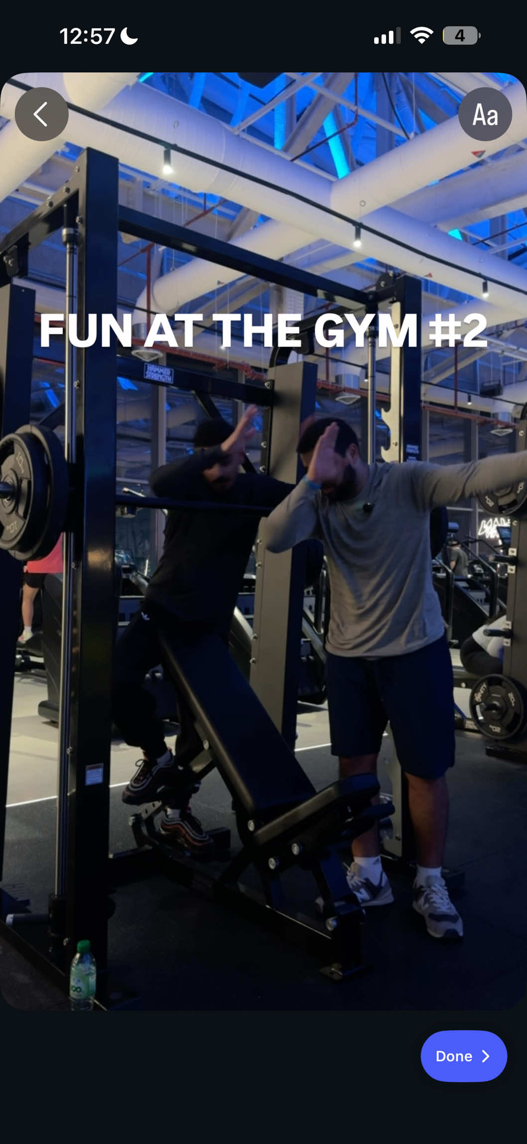 Fun at the gym. 2 #gymtok #gym #fun #yay