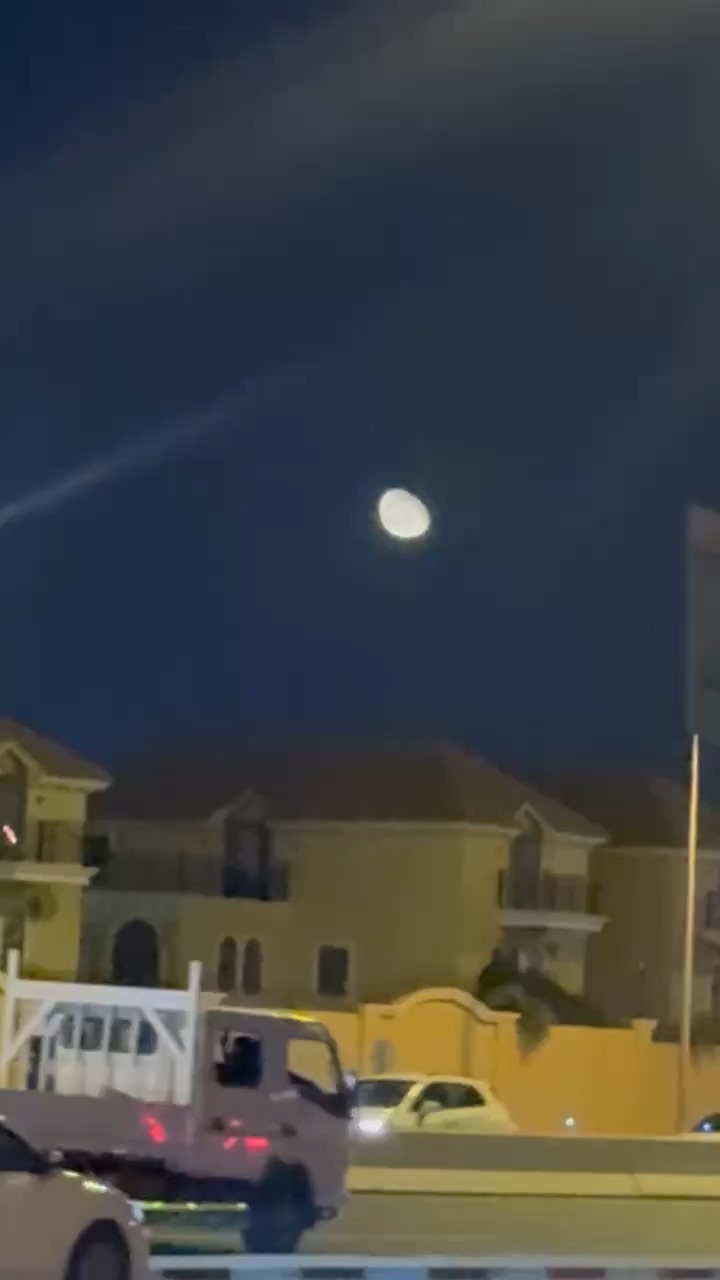 Clear moon night